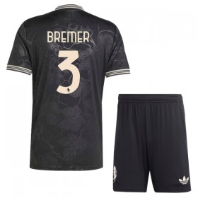 Camiseta de fútbol Juventus Bremer 3 Niño 3ª equipación 2025-26